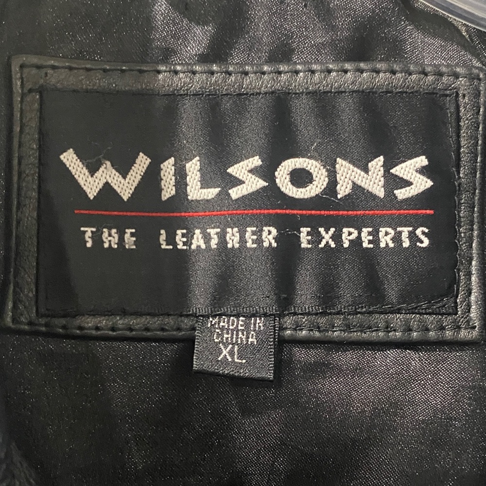 Wilsons Leather Black Jacket